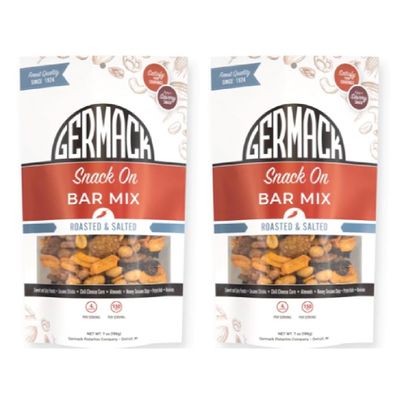 Germack Pistachio Company Detroit, Get Your Snack On Sweet & Spicy Party Bar Mix, 7oz Bag, Set of 2