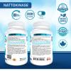 Bio Absorb Nattokinase Supplement. 100 mg, 2000 FUs. 6-Month Supply. Non-GMO Natto Extract Enzyme (180 Veggie Caps) view 2