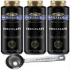 Ghirardelli Chocolate Sauce, 16 Ounce Squeeze Bottle (Pack of 3) with Ghirardelli Stamped Barista Spoon view 1