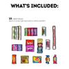 CRAVEBOX Kids Snack Box (55 count) Valentines Fun Variety Snacks Pack Care Package - College Back to School view 3