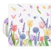 AnyDesign 80 Pcs Tulip Dandelion Napkins Disposable Graceful Paper Napkin Party Napkin Dinner Hand Napkin for Home Kitchen BathrooTable Decor view 1