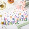 AnyDesign 80 Pcs Tulip Dandelion Napkins Disposable Graceful Paper Napkin Party Napkin Dinner Hand Napkin for Home Kitchen BathrooTable Decor view 3