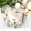 AnyDesign 80 Pcs Tulip Dandelion Napkins Disposable Graceful Paper Napkin Party Napkin Dinner Hand Napkin for Home Kitchen BathrooTable Decor view 4