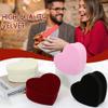 GnFlus Velvet Nesting Gift Boxes with Lids for Presents 4 Pack Pink Heart Shape Gifts Box for Arrangements Flowers Valentines Christmas Wedding Birthdays Bridesmaid Anniversary Party view 4