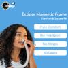 Bleep Eclipse Magnetic Mask Replacement Kit | Secure MagSeal Technology | No Headgear | One-Size-Fits-All | Durable, Lightweight Made in USA | CPAP Mask | CPAP Accessories | Sleep Apnea Masks view 2