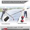 GIZMIT Window Cleaning Pole 6M 9M 12M Water Fed Telescopic Brush/Extendable Cleaner Conservatory Roof Suitable for Photovoltaic Panel Cleaning Trucks,30FT/9M view 2