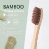 Sieral 120 Pcs Bamboo Toothbrushes Bulk Soft Bristle Individually Wrapped Travel Toothbrush Natural Wooden Tooth Brush for Homeless Kid Adult Home Travel Use, 7.5 Inch, 12 Colors (Number) view 3