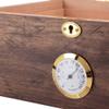 Large Capacity 2 Layers Cedar Wood Portable Travel Outdoor Humidor Case Cigar Holder Storage Box with Hygrometer Humidifier Box and Divider , Cigar Humidor , Cigar Case Cigar Holder Cigar Storage C view 4