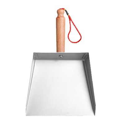 NOLITOY Stainless Steel Small Dustpan for Household Mini Lightweight Dust Pan with Short Handle for Table and Worktop Cleaning Durable Metal Dustpan
