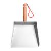 NOLITOY Stainless Steel Small Dustpan for Household Mini Lightweight Dust Pan with Short Handle for Table and Worktop Cleaning Durable Metal Dustpan view 1