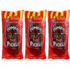 Chamoy Pickle Pouch - Jumbo Dill Pickle Chamoy Flavored -Grandys Candys Individually Packaged For Freshness-Bold & Tangy Snack For On-The-Go Cravings (3 Count) view 1