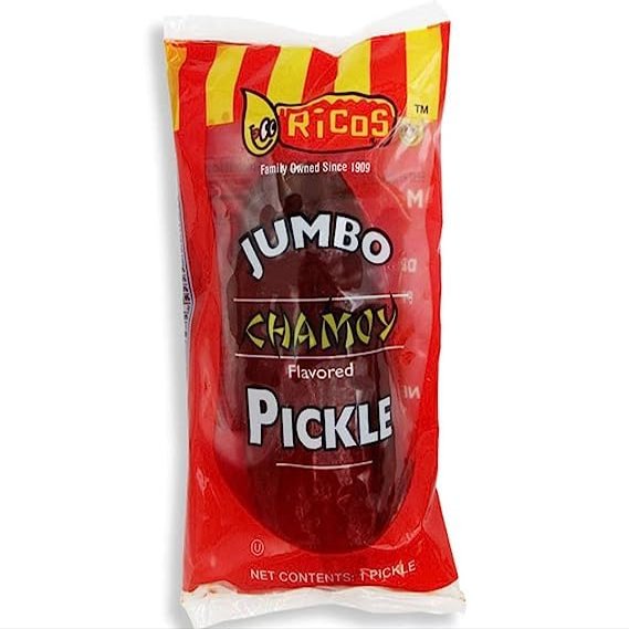 Chamoy Pickle Pouch - Jumbo Dill Pickle Chamoy Flavored-Grandys Candys Individually Packaged For Freshness-Bold & Tangy Snack For On-The-Go Cravings (1 Count)