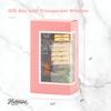 Hammont Cookie Boxes for Gift Giving - 6 Pack-Small Bakery Boxes  Decorative Pastry Boxes with Window, Baby Shower Party Favors, Chocolate Gift Box - Thank You Gift Treat Box 3.5x 2"x6" (Pink) view 3