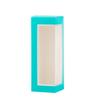 Hammont Cookie Boxes for Gift Giving - 6 Pack-Small Bakery Boxes  Decorative Pastry Boxes with Window, Baby Shower Party Favors, Chocolate Gift Box - Thank You Gift Treat Box 3.15x"3.15"x9.25" (Teal) view 1