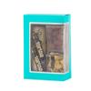 Hammont Cookie Boxes for Gift Giving - 6 Pack-Small Bakery Boxes  Decorative Pastry Boxes with Window, Baby Shower Party Favors, Chocolate Gift Box - Thank You Gift Treat Box 5x 2.5"x7.5" (Teal) view 2