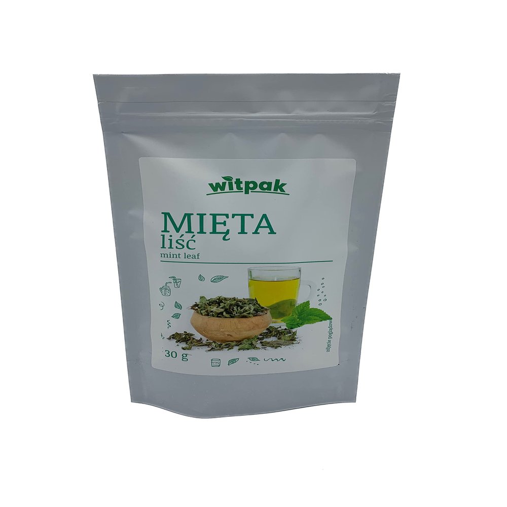 Witpak Mint Leaf Loose Tea, 30g (1.05 oz) - Product of Poland