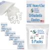 3/16 Inch Orthodontic Elastic Rubber Bands - 500 Pack - Clear Latex Free, Heavy 4.5 Ounce Small Rubberbands, Braces, Dreadlocks Hair Braids, Tooth Gap, Packaging, Crafts - Sonic Dental - Made in USA view 1