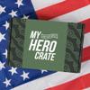 Military Encouragement - Men's Hearty Snack Box (50 Piece Variety Gift Basket Care Package) Jerky, Nuts, Chips, Pretzels & More - My Hero Crate view 3
