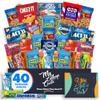 Student Encouragement - Snack Box (40 Piece Variety Gift Basket Care Package) Peanuts, Candy, Chips, Granola Bars & More - My College Crate view 1