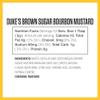 Duke's Brown Sugar Bourbon Mustard, 10 Ounce (Pack of 1) view 2