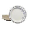 DHG PROFESSIONAL Pack of 42 Counts Beautifully Designed Blue Floral Paper Plates Luxury Disposable Tableware for any Occasion (10 inch Plate) view 1