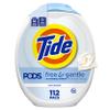 Tide PODS Free & Gentle Laundry Detergent Soap Pacs, 112 Count, Tide PODS Laundry Detergent, Laundry Detergent Pacs, Laundry PODS Detergent view 1
