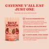 Daily Crunch Sprouted Almonds and Dehydrated nuts for a Unique Crunch, Keto Friendly, Non-GMO Zero Seed Oils, Gluten Free, 4oz (6 Pack, Nashville Hot) view 3
