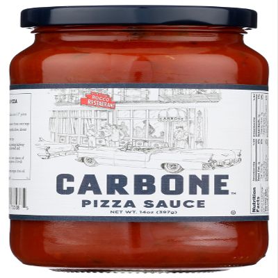 Carbone Pizza Sauce | Pizza Sauce Made with Fresh & All-Natural Ingredients | Non GMO, Vegan, Gluten Free, Low Carb Pizza Sauce, 24 Fl Oz (Pack of 2)