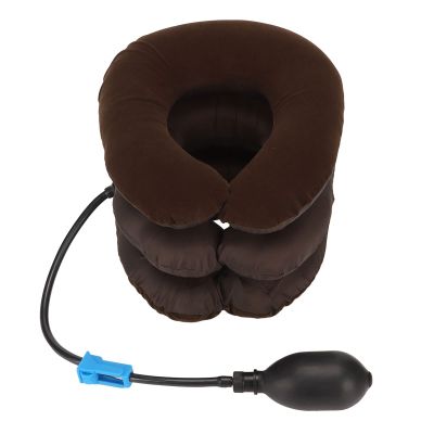 YUYTE Cervical Neck Traction Device for Neck Pain Relief,Adjustable Inflatable Portable Neck Stretcher Neck Brace,Neck Traction Pillow for Home Use Neck Decompression