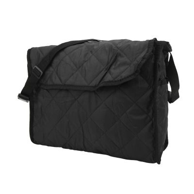 14.57x5.91x11.42in Wheelchair Backpack Bag Quilted Cotton Material Wheelchair Hanging Storage Bag Wheelchair Bags To Hang on Back Suitable for Storing Mobile Phone, Key, Notebook(Black)