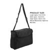 14.57x5.91x11.42in Wheelchair Backpack Bag Quilted Cotton Material Wheelchair Hanging Storage Bag Wheelchair Bags To Hang on Back Suitable for Storing Mobile Phone, Key, Notebook(Black) view 2