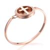 BIAIHQIE Free Pads Hollow Cross Essential Oils Diffuser Locket Bracelet Perfume Locket Bangle Gift Friend view 1