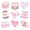 144PCS Happy Mothers Day Cupcake Toppers Decorations  Mom Day Thank You Appetizers Toothpicks Sticks Food Picks Party Supplies view 1