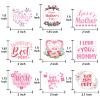 144PCS Happy Mothers Day Cupcake Toppers Decorations  Mom Day Thank You Appetizers Toothpicks Sticks Food Picks Party Supplies view 4