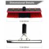 GIZMIT Water Fed Pole Kit, Window Cleaning Pole with Scraper 3.6M 5.4M 6M 7.2M 9M 12M Water Fed Telescopic Brush, Extendable Cleaner Conservatory Roof for Photovoltaic Panel Cleaning,12FT/3.6M view 2