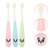COHEALI 3pcs Boy Girl Cartoon Toothbrush Soft Bristles Ergonomic Handle for Comfortable Grip Fun Design for Daily Oral Care for Toddlers view 2