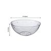 12 pcs 32 oz Clear Plastic Round Bowls - Disposable Wedding Party Catering Tableware view 2
