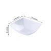12 pcs 32 oz White Plastic Square Bowls - Disposable Wedding Party Catering Events Home Tableware Supplies Wholesale view 2