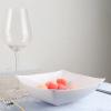12 pcs 32 oz White Plastic Square Bowls - Disposable Wedding Party Catering Events Home Tableware Supplies Wholesale view 3