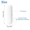 Cyrank Toothbrush Travel Case, Travel Toothbrush Holder, White, 7.7*2.4in view 3