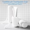 Cyrank Toothbrush Travel Case, Travel Toothbrush Holder, White, 7.7*2.4in view 4