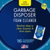 Glisten Garbage Disposer Cleaner and Freshener with Foaming Action, Helps Remove Buildup in Drains, Lemon Scent, Made in the USA, 16 Packets view 2