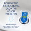 Glisten Garbage Disposer Cleaner and Freshener with Foaming Action, Helps Remove Buildup in Drains, Lemon Scent, Made in the USA, 16 Packets view 3