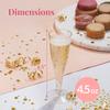 Prestee 200 Disposable Champagne Flutes Gold Glitter Glasses - 4.5 Oz Plastic Champagne Cups for Parties, Wedding Toasts, Mimosa Bar, and New Years Eve - Elegant Bulk Gold Plastic Wine Flutes view 3