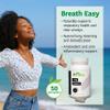 MyHerba Lung Support Supplement - Vegan Formula with Marshmallow Root, Chlorella, Ginkgo Biloba Leaf, Irish Sea Moss & PAU DArco - Deep Lung Cleanse, Detox and Immune Support for Adults, 50 Capsules view 2