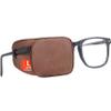 Astropic Large Silk Eye Patch for Adults Kids Glasses to Cover Either Eye (Large, Brown) view 1
