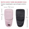 Astropic Silk Eye Patch for Adults Kids Glasses to Cover Either Eye (Medium, Dusty Rose Pink) view 3