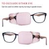 Astropic Silk Eye Patch for Adults Kids Glasses to Cover Either Eye (Medium, Dusty Rose Pink) view 4
