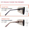 Astropic Large Silk Eye Patch for Adults Kids Glasses to Cover Either Eye (Large, Khaki) view 2