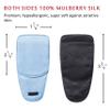 Astropic Silk Eye Patch for Adults Kids Glasses to Cover Either Eye (Medium, Sky Blue) view 3